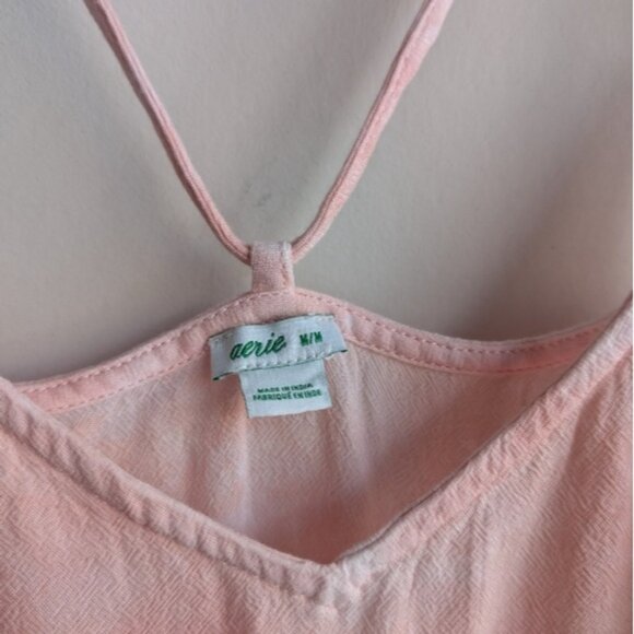 Aerie tie dye pink summer beach cover up midi dress - Picture 2 of 6